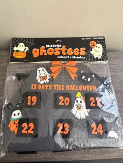 New Halloween Ghostees Pocket Countdown Calendar * Hot Topic Exclusive*
