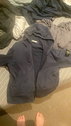 Stone Island Zip Up Hoodie - M