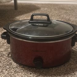 red hamilton beach crockpot 
