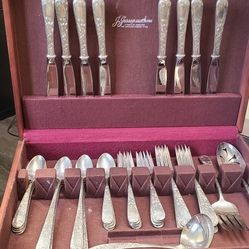 S Kirk And Son Sterling Flatware Set For 8 (43 Pieces)
