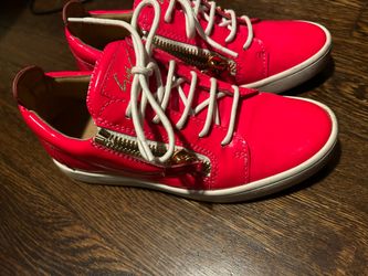 Giuseppe Zanotti Gail Glitter Lace-Up Sneakers