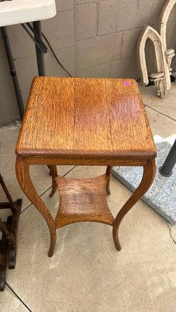 Oak Tigerwood side table