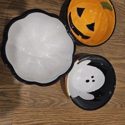 Glass Halloween Bowls