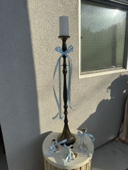 6 Large Candle Sticks