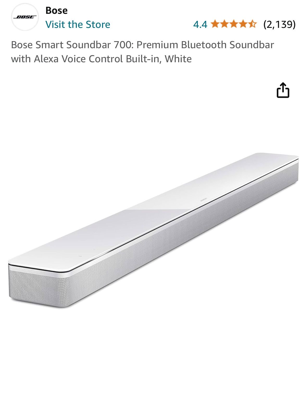 Bose Soundbar 700