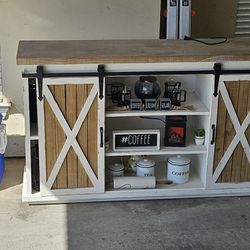 Farmhouse Dining Table And Coffee Bar