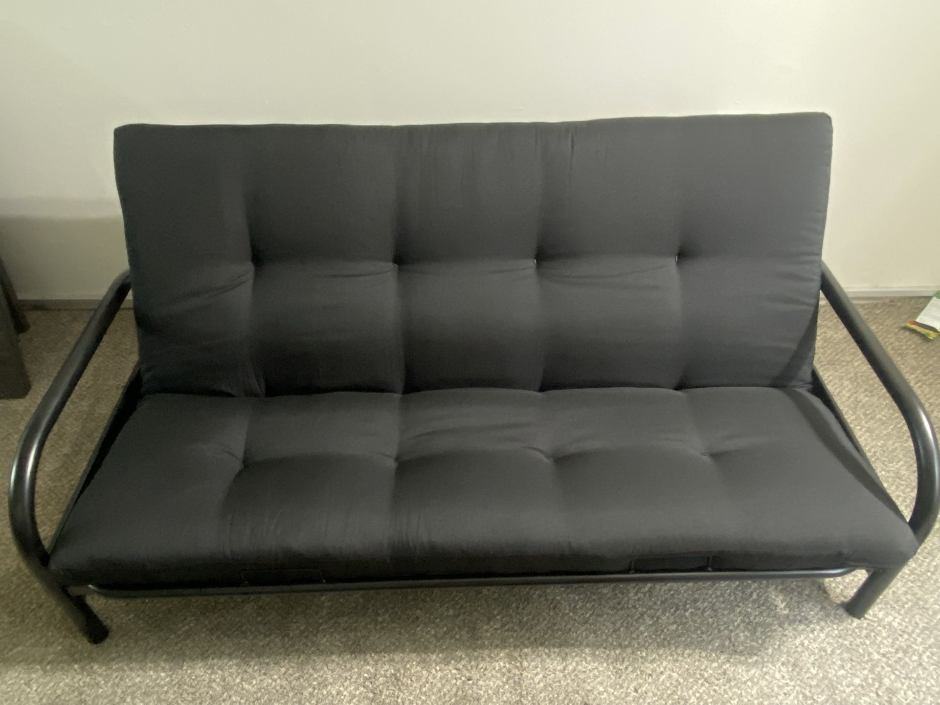 Black futon