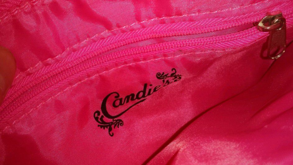 Candie's Hot Pink Patent Leather Wristlet 