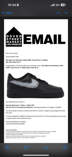 Sky High Farm Workwear X Nike KAWS “Cloud Force 1s”