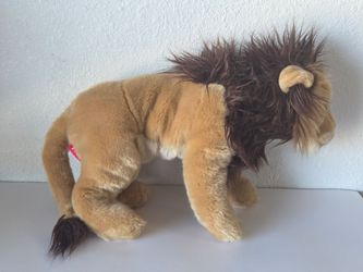 FAO Schwarz Plush Lion Stuffed Animal Tan/Brown Mane Medium 14-24" 2015 Toys"R"Us