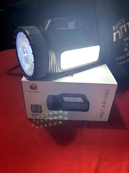 Solar Flashlight Power Bank