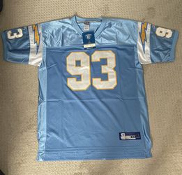 LUIS CASTILLO San Diego CHARGERS Authentic NFL Jersey Authentic Blue Size 54