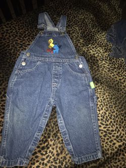 Sesame Street unisex overalls size 18 months