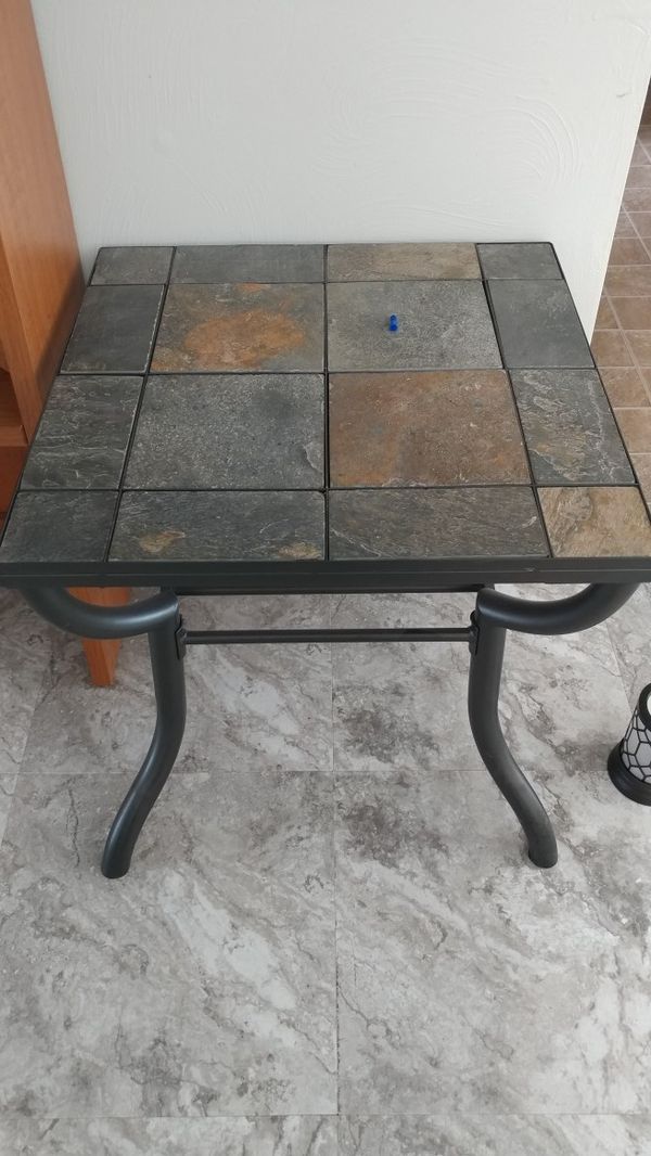Slate Tiled Coffee Table And Side For In Tucson Az Offerup