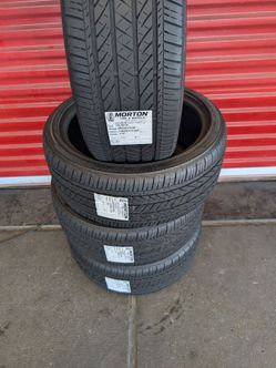 Set of 4 235/40R19 Bridgestone Turanza EL450 Used Tires 8/32 Tread