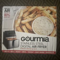 Gourmia Stainless Steel Air Fryer (unopened)