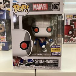 Spider-Man (bug Eyes Armor) Funko Pop Winter Convention Exclusive 