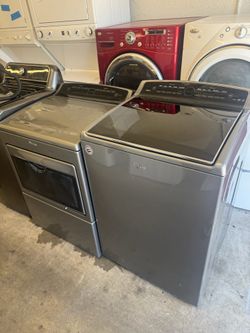 Used Whirlpool  Washer and Gas Dryer Top Load