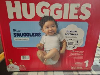 Huggies Little Snugglers Size 1 Diapers 168 Count