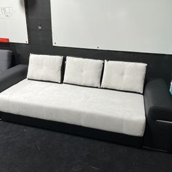 😍 Final Sale Beige Sleeper Sofa 100” W New In Box 📦 