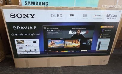 65” Sony smart 4k oled hdr tv Bravia 8 tv
