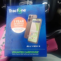 NEW Tracfone blu view 5