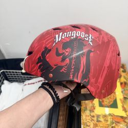 Red Youth Mongoose Helmet s/m