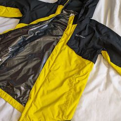 Yellow Columbia Omni Tech Jacket 