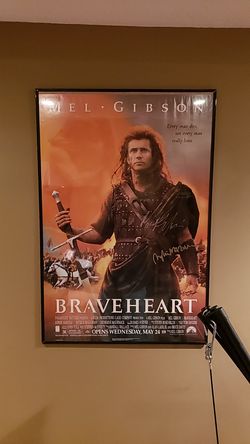 Autographed movie poster