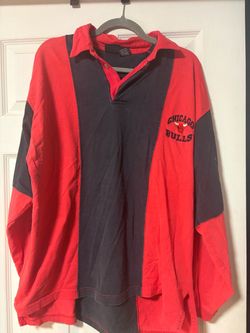 Chicago Bulls Long Sleeve Polo Shirt