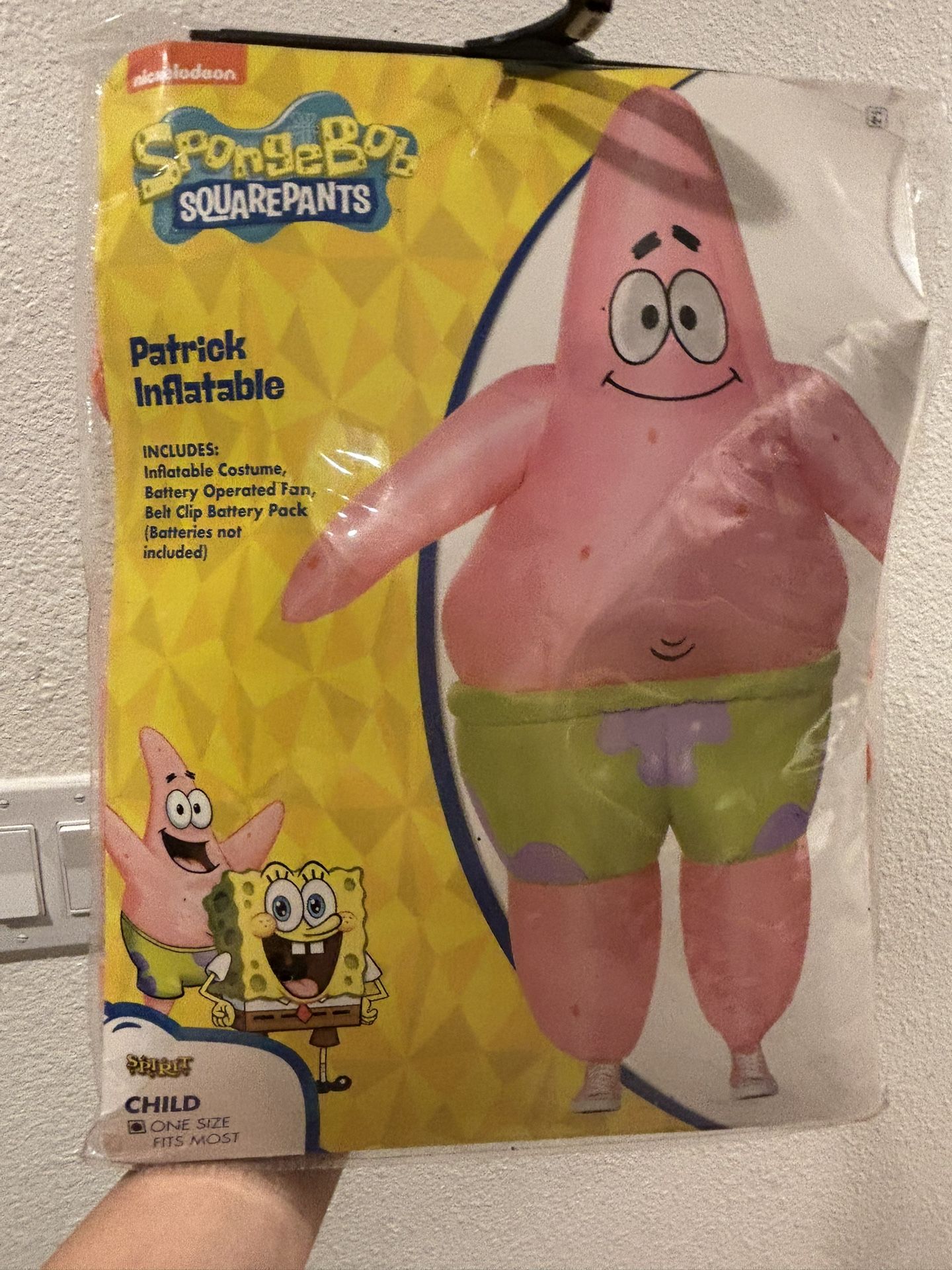 Kids Patrick Star Inflatable Costume