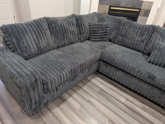 Grey couches