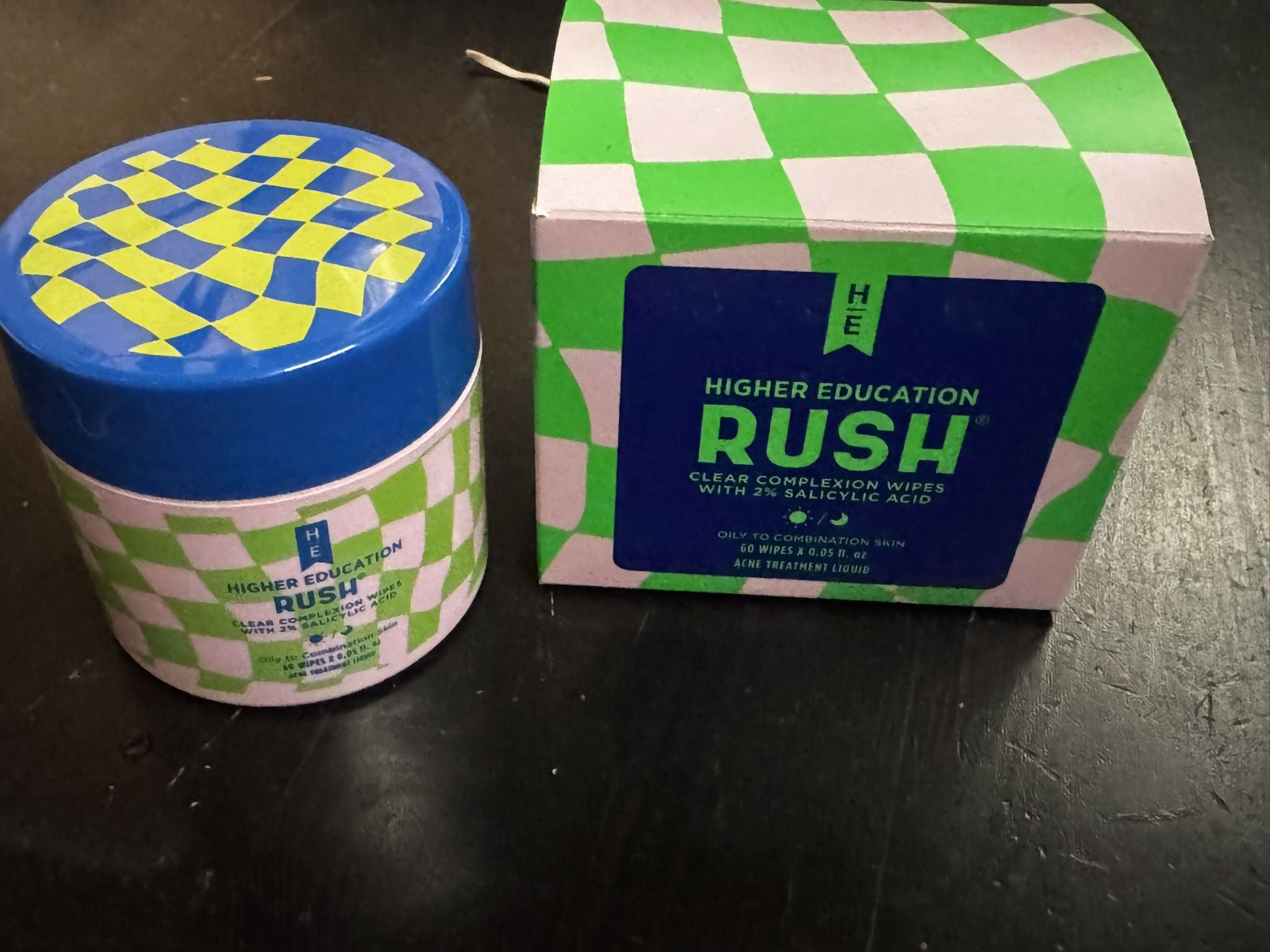 Higher Education Skincare RUSH 2% Salicylic Acid Clear Complexion Pads