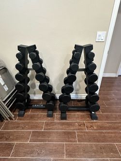 🔥Centr Dumbbell Set with Rack- $299 Each‼️