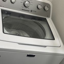 Samsung dryer and  Maytag. Top load washer
