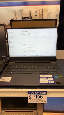 HP Victus Gaming Laptop Intel i5 8GB RAM
