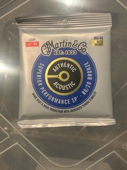 Martin acoustic guitar strings