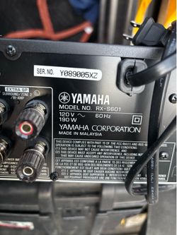 Yamaha Rx-s601 receiver