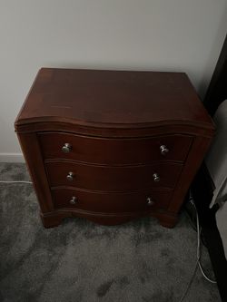 Two Wooden Night Stands 