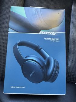 Blue Bose Noise Canceling Headphones 