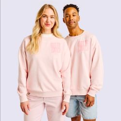 Adult Crewneck Sweatshirt Pink - Pokemon x Target Large