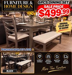 6pcs dining set
