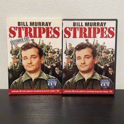Stripes DVD Movie Extended Cut Bill Murray WWII Comedy John Candy Slipcover 1981