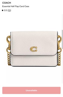 Coach half flap card case