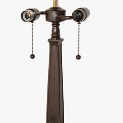 Meyda Lighting 22" High Deco Mission 2 Light Pull Chain Lamp