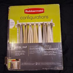 Rubbermaid Configurations Pants Rack, White, Holds 7 Pairs of Pants