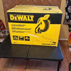 Dewalt 12’’ Single Bevel Compound Miter Saw 