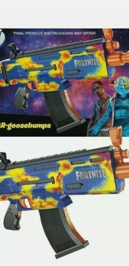 Travis Scott x Fortnite x Nerf Gun