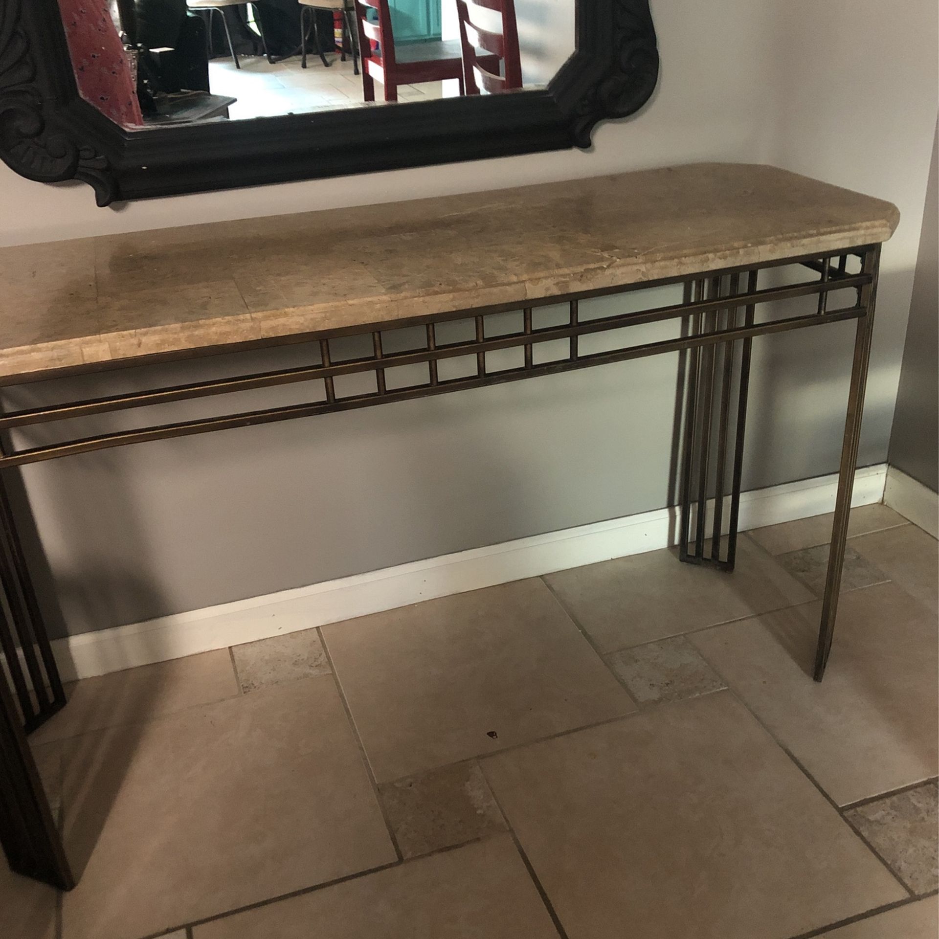 Granite Console Table