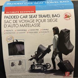 J.L Childress Padded car seat travel bag (Ultimate Backpack) black color